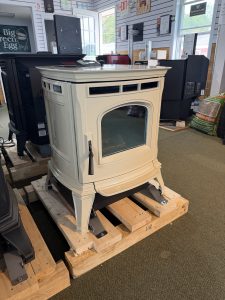 Brand new Harman Absolute 43 in limited edition Sand enamel. Came in with some paint chips. Touched up with supplied paint. Discounted for sale. Comes with a 1 year parts and service warranty. $6,488 is the price of a new one if ordered. In our Rutland location currently. 